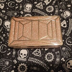 INC Sparkle Box Clutch in Rose Gold